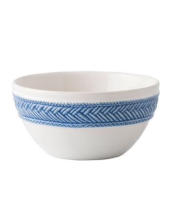 Juliska Le Panier White/Delft Cereal/Ice Cream Bowl